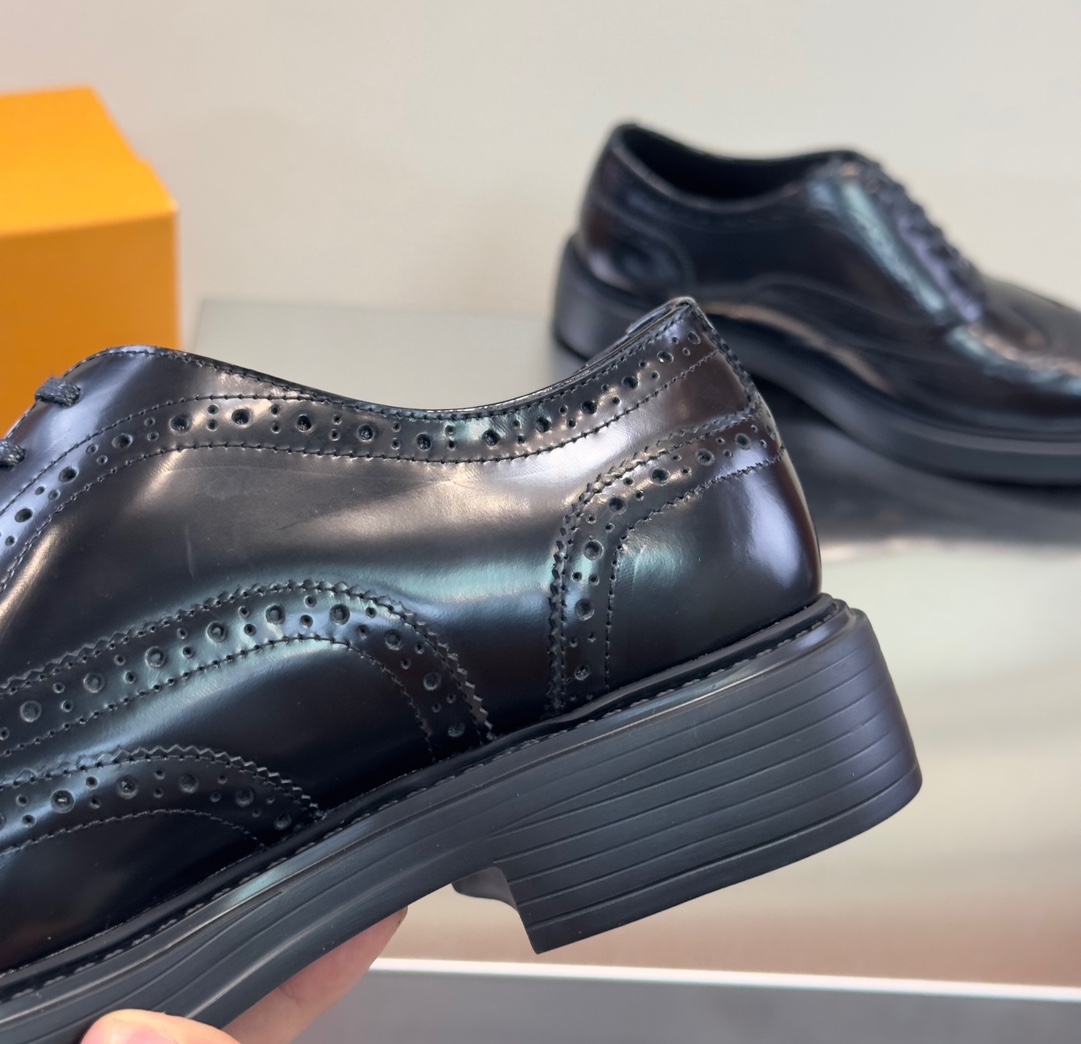 Leather Shoes Cow Leather Black S