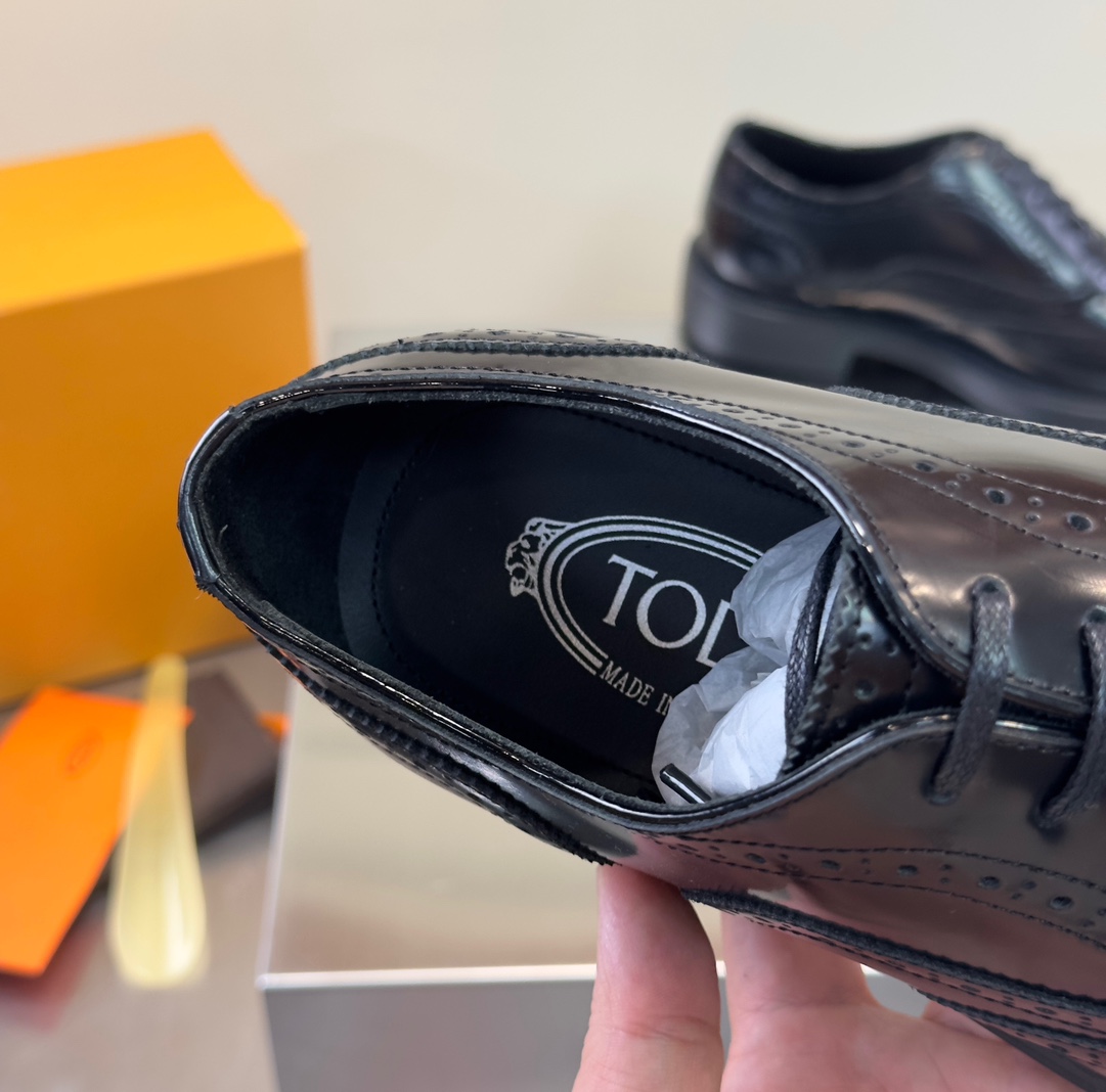 Leather Shoes Cow Leather Black S