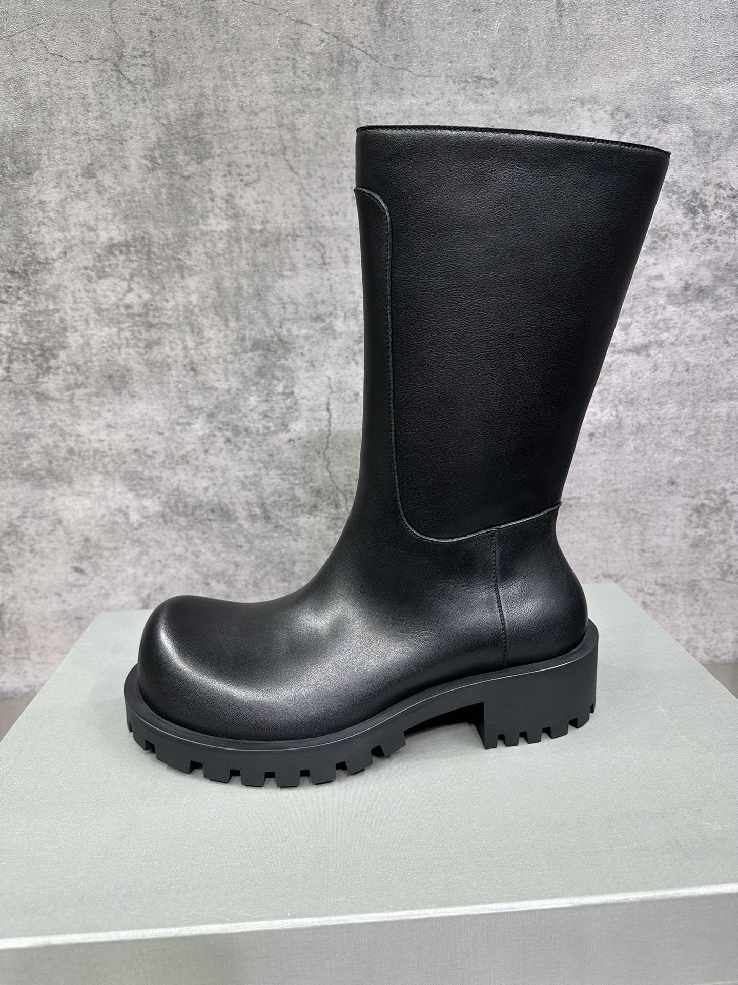 Male Boots Cow Leather Black