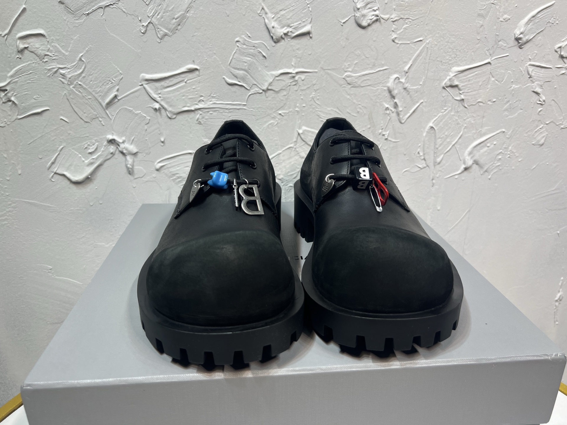 Balenciaga Male Basic Shoes Black M-l