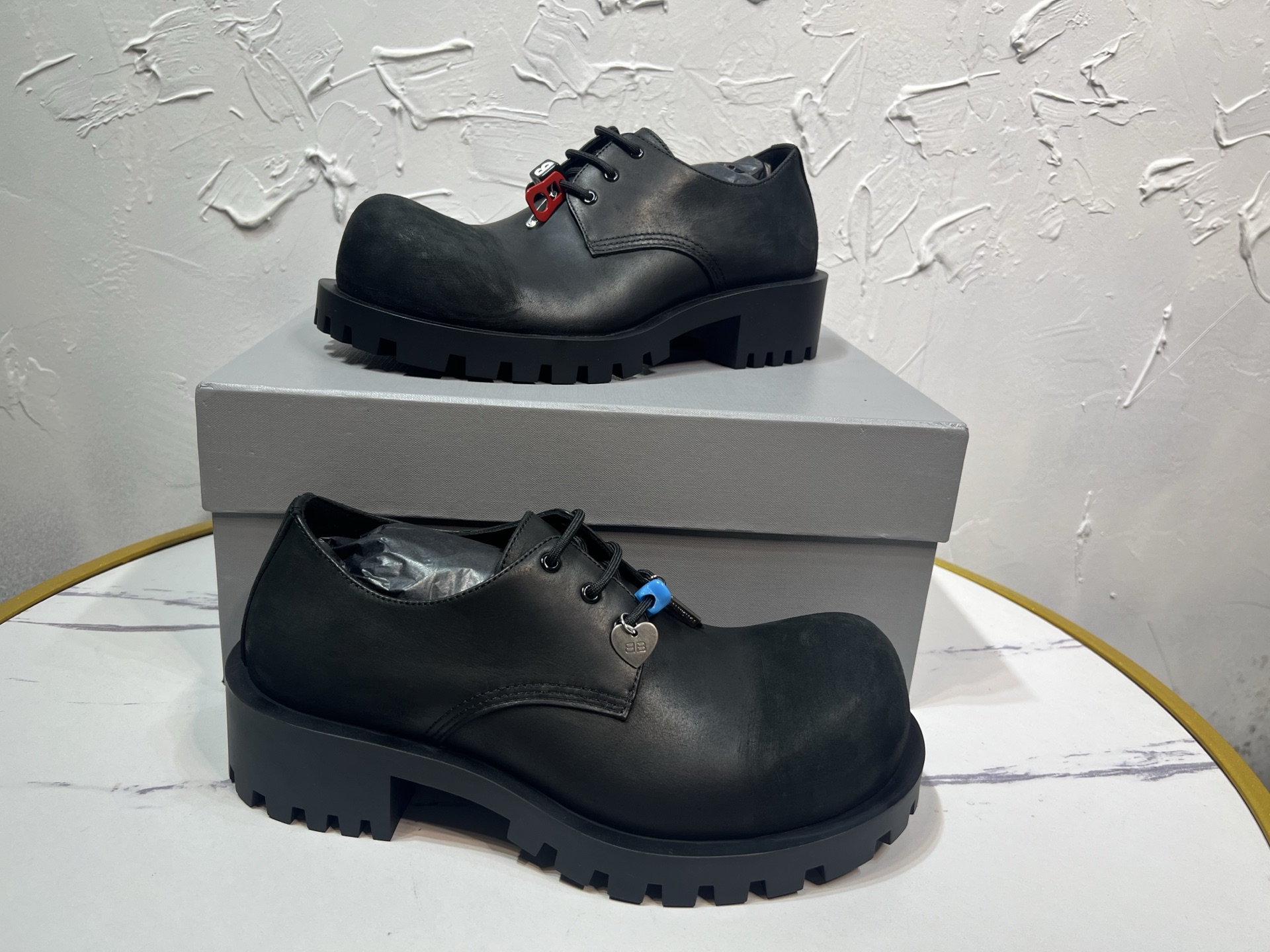 Balenciaga Male Basic Shoes Black M-l