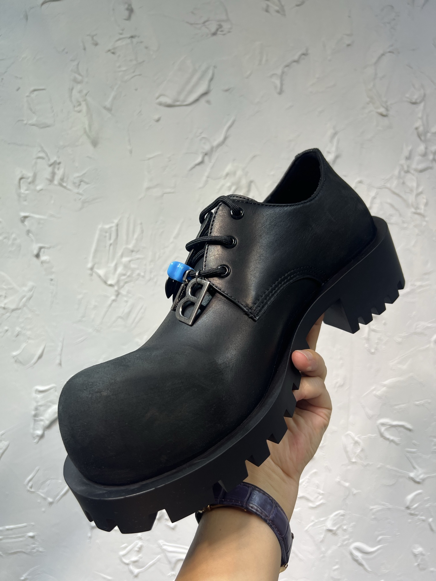 Balenciaga Male Basic Shoes Black M-l