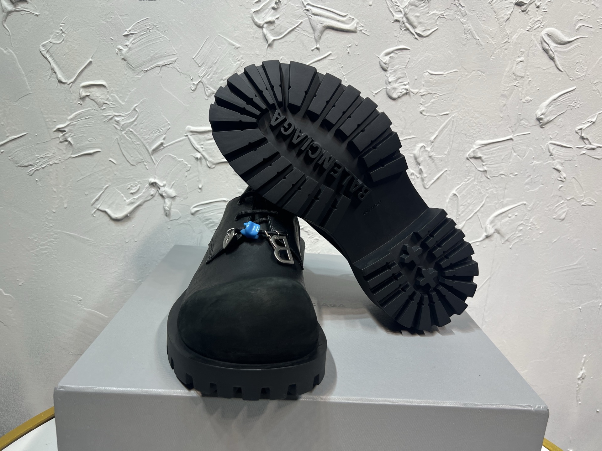 Balenciaga Male Basic Shoes Black M-l