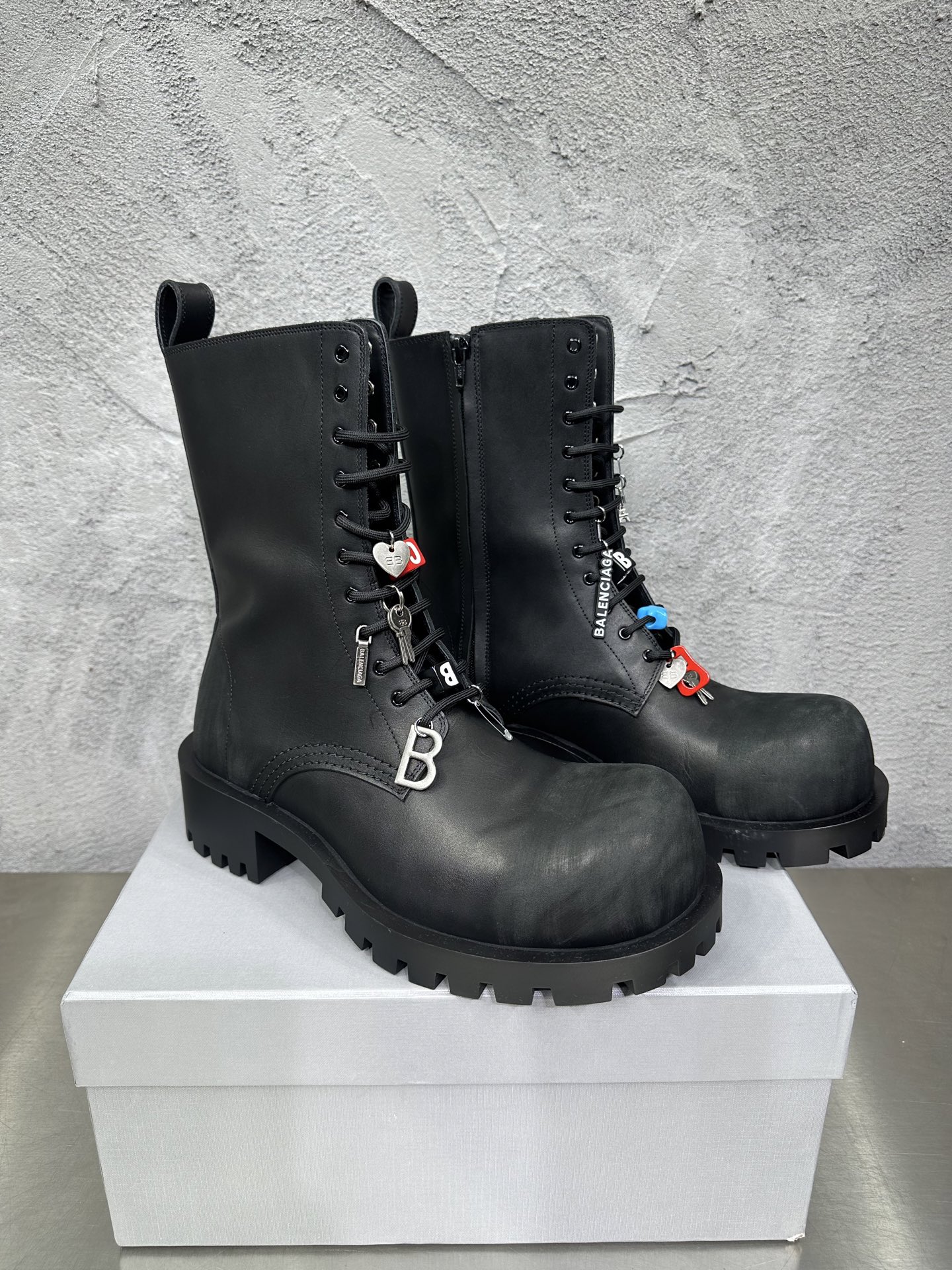 Male Boots Cow Leather Black