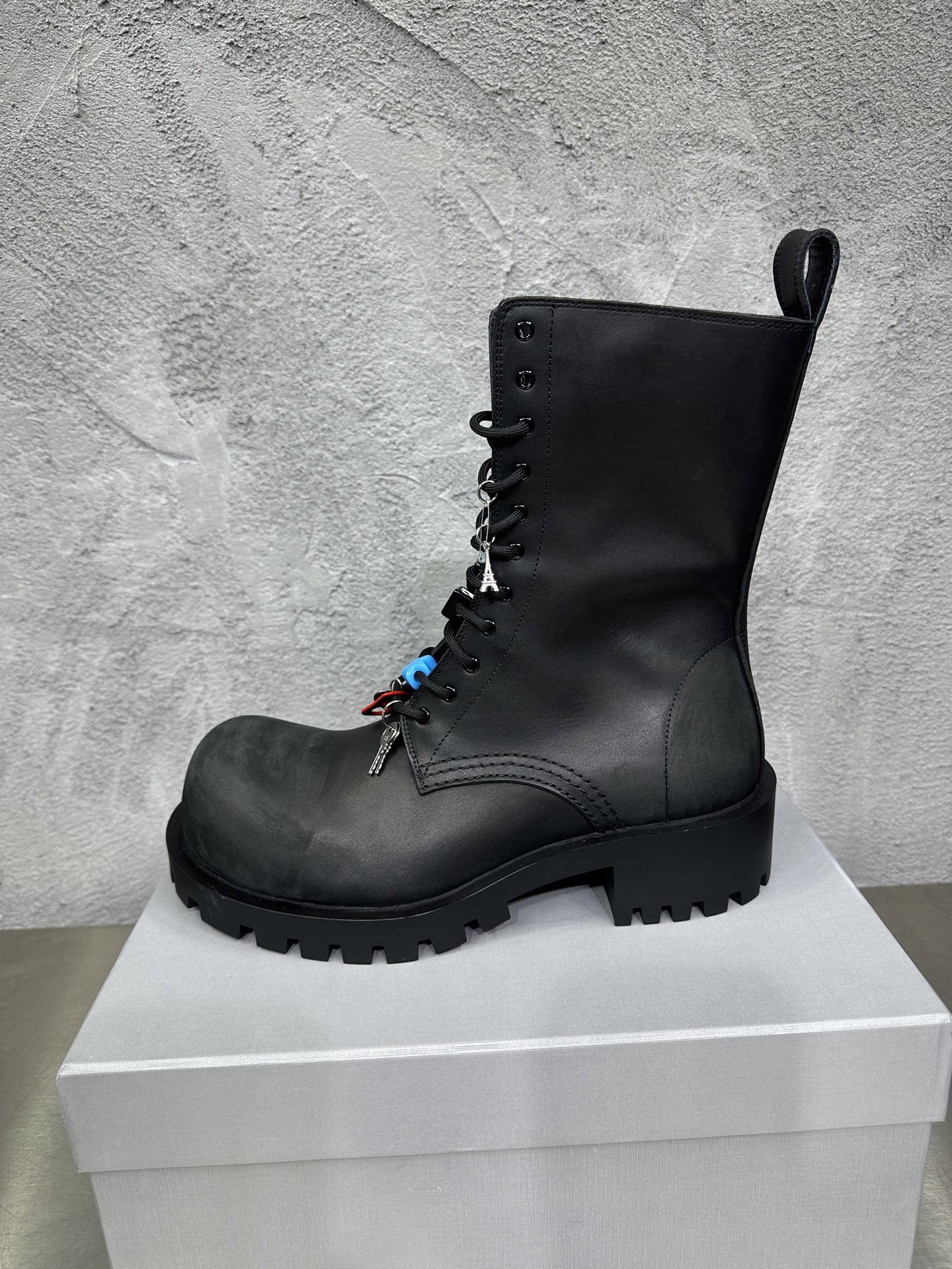 Male Boots Cow Leather Black