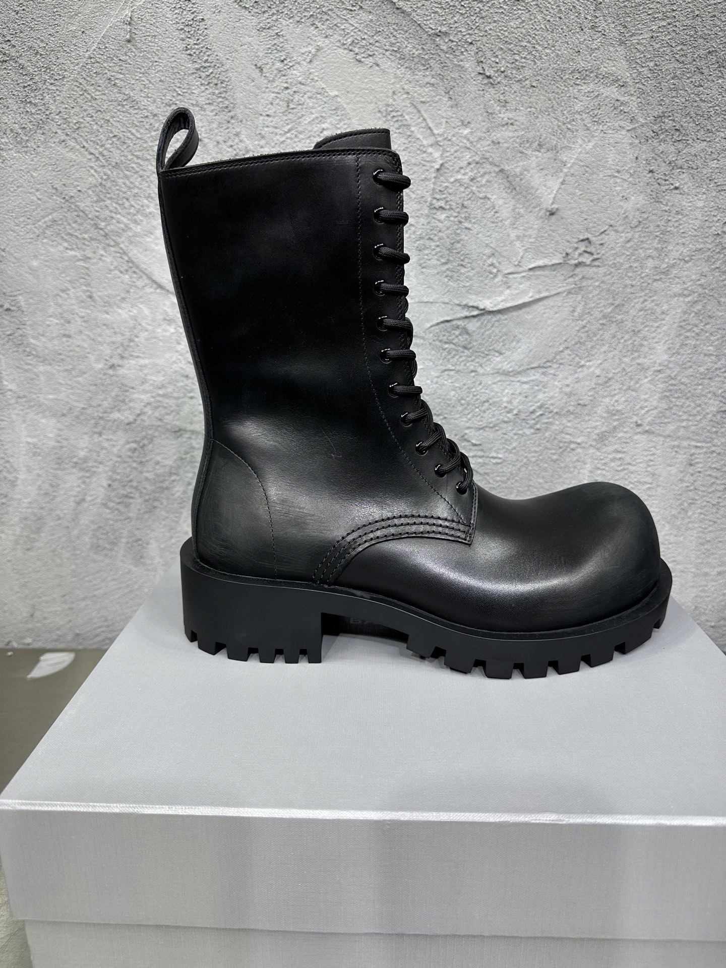 Male Boots Cow Leather Black