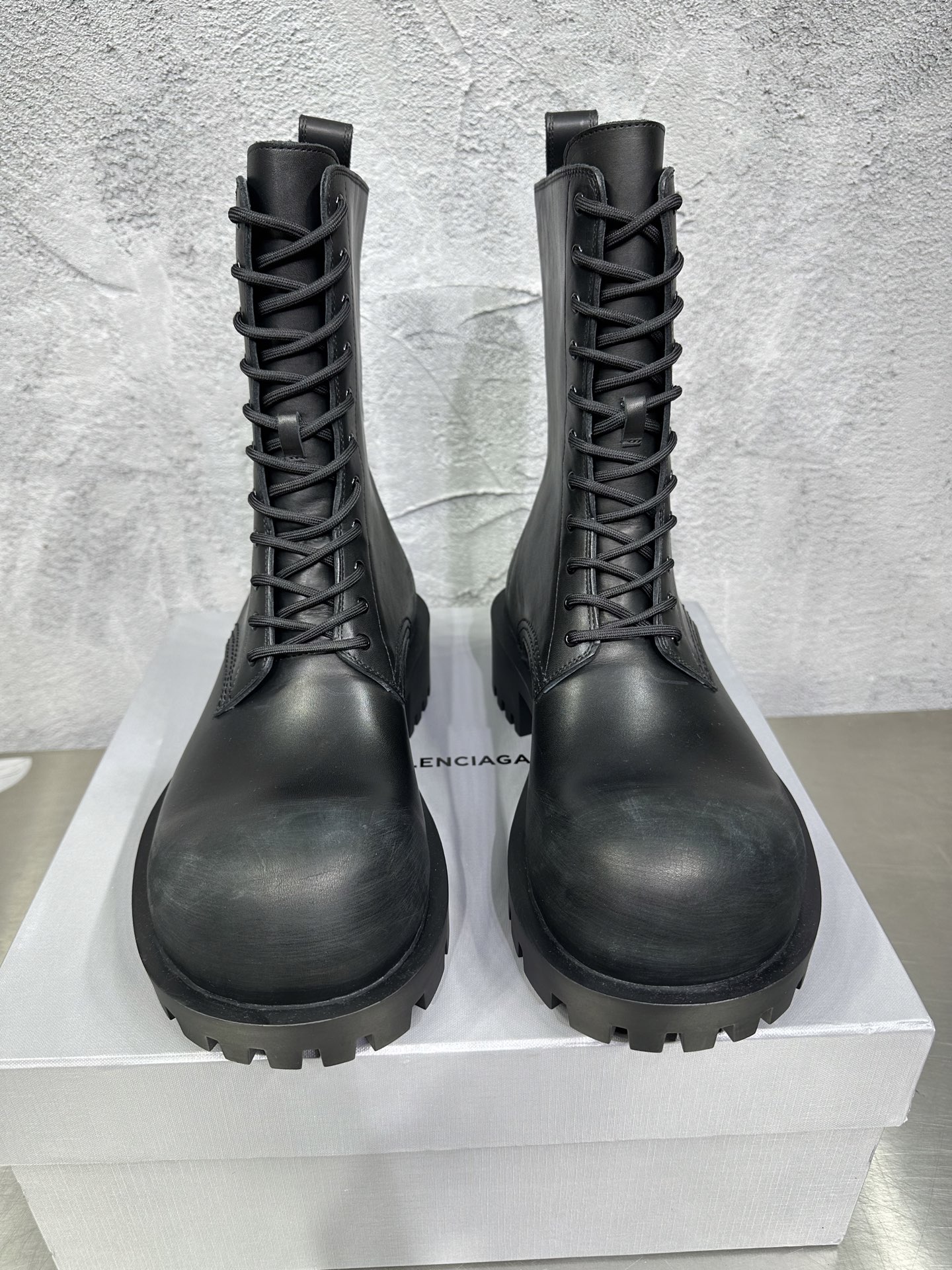 Male Boots Cow Leather Black
