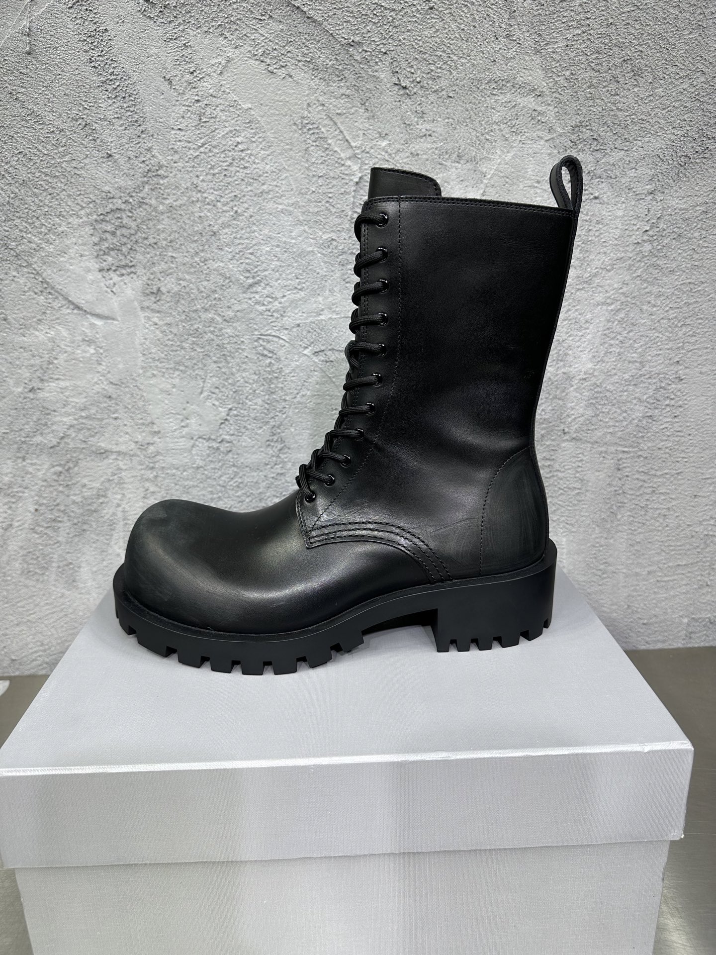 Male Boots Cow Leather Black