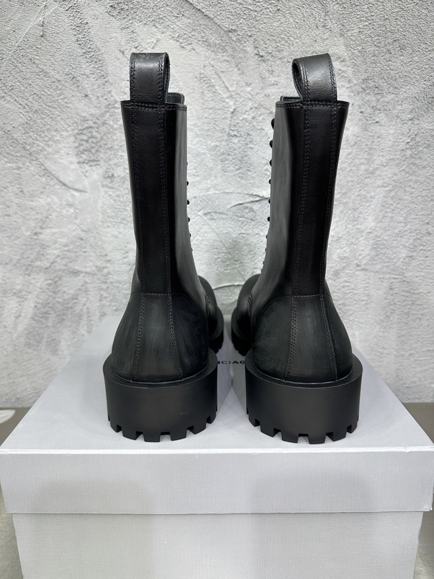 Male Boots Cow Leather Black