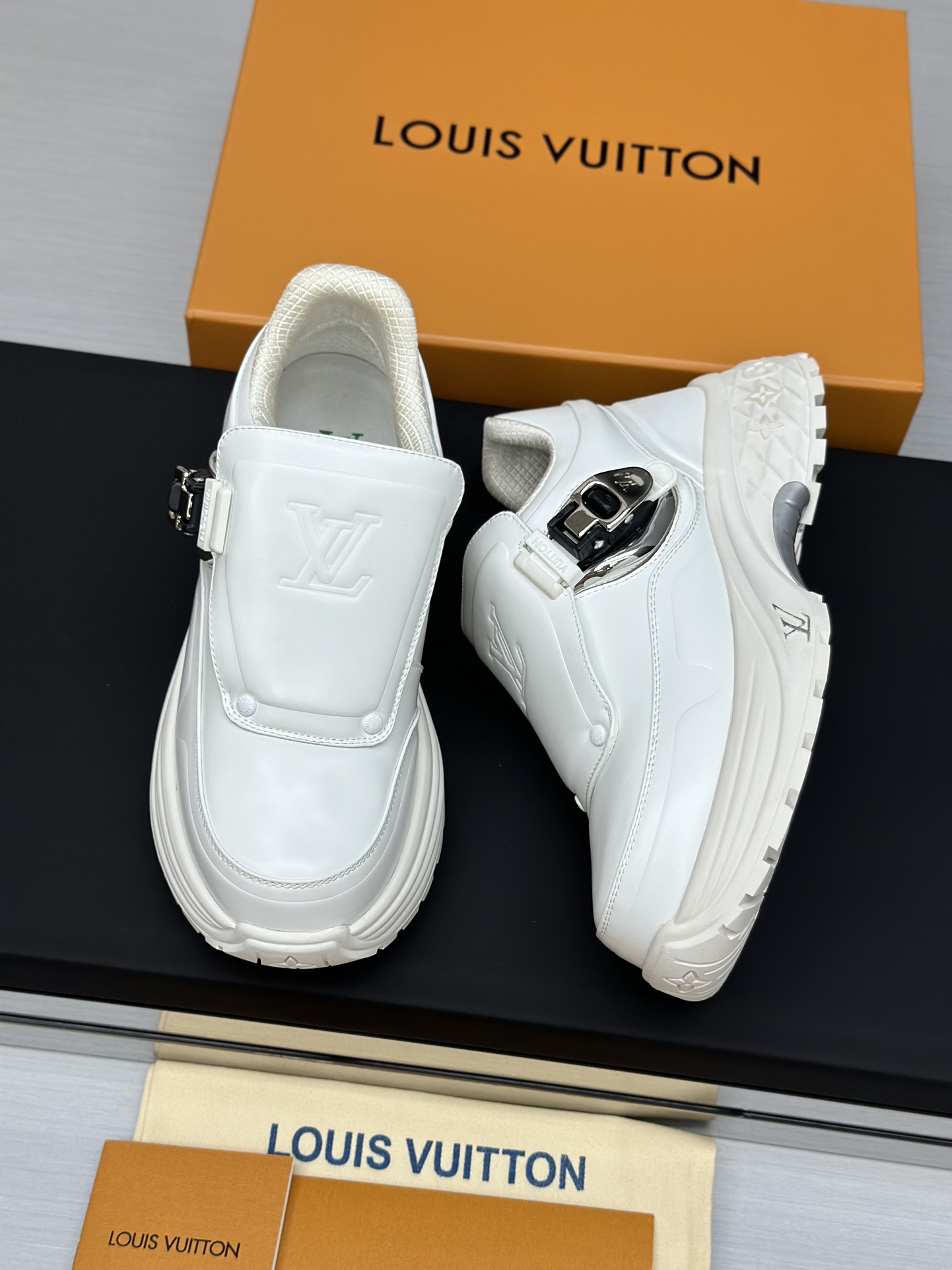 Louis Vuitton Male Sneakers Mesh L