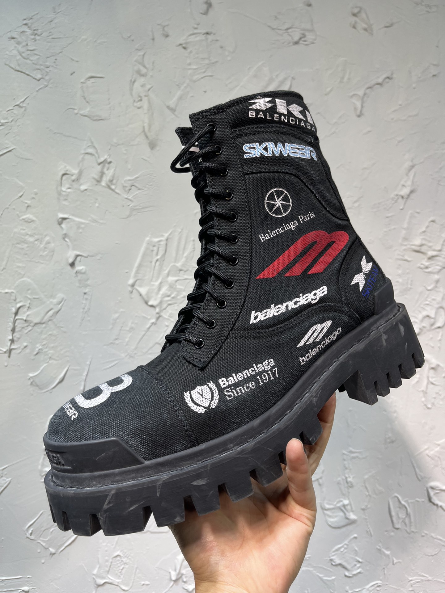 Balenciaga Male Boots Cow Leather 46-m-l-s