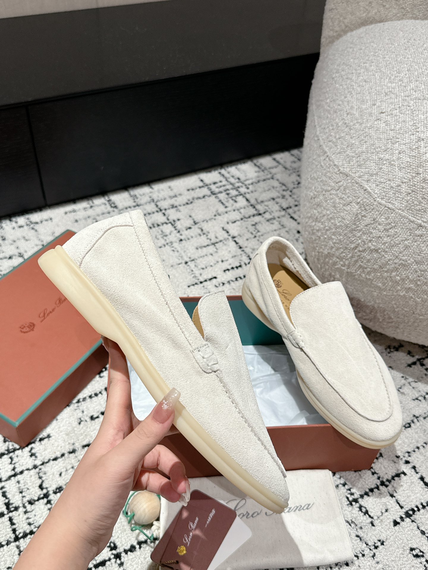 Loro Piana Male Loafers L-s