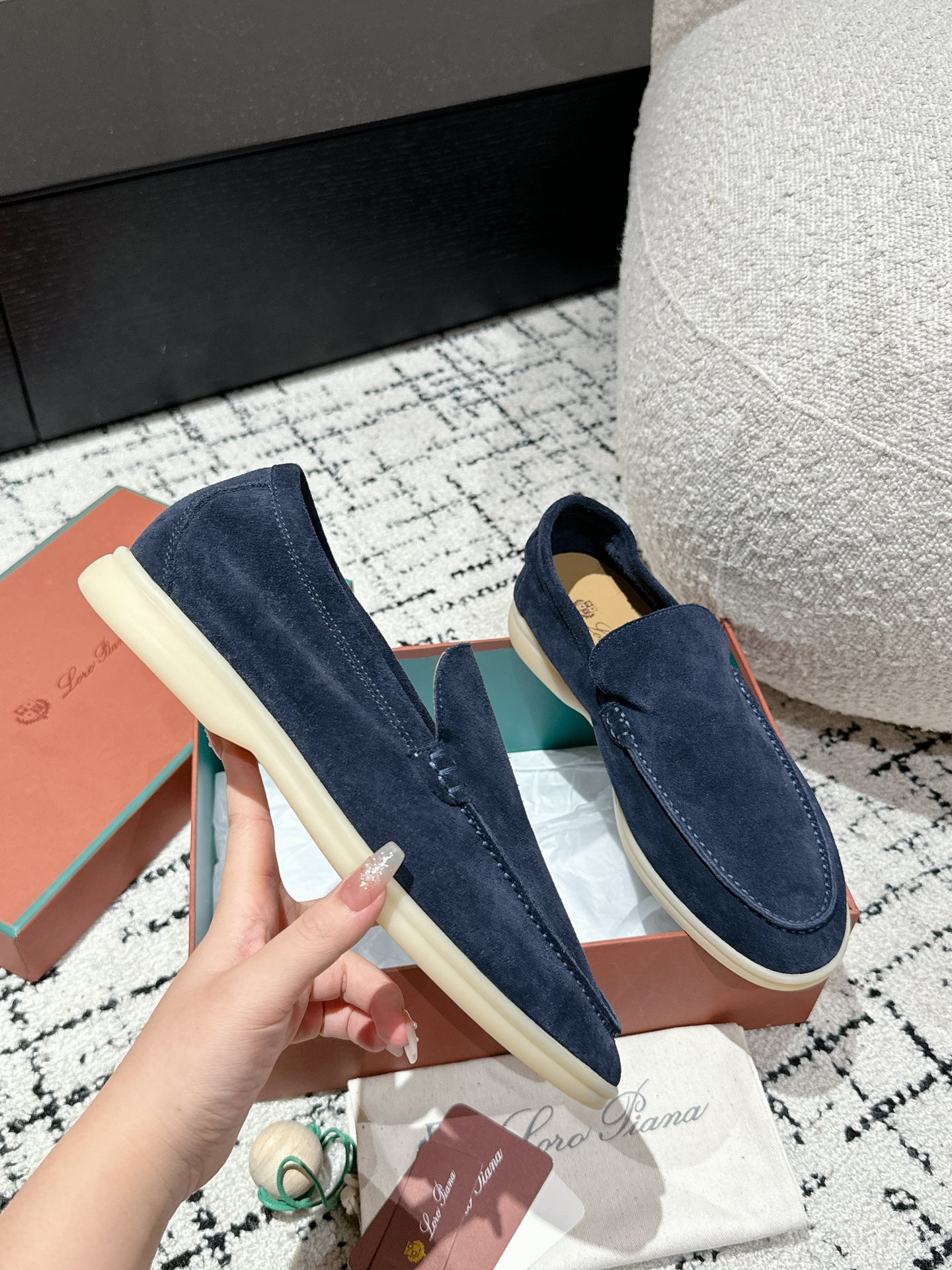 Loro Piana Male Loafers L-s