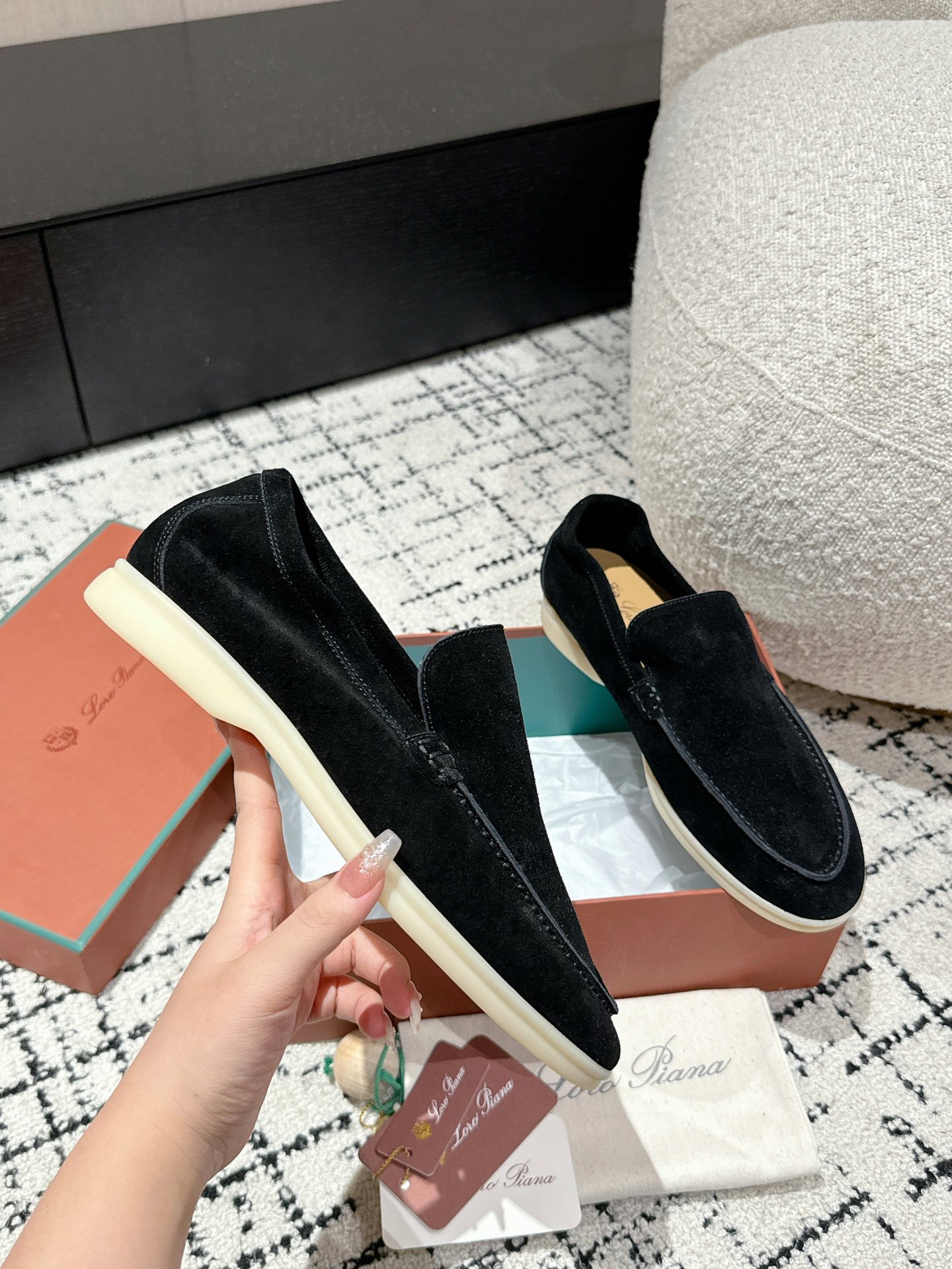 Loro Piana Male Loafers L-s