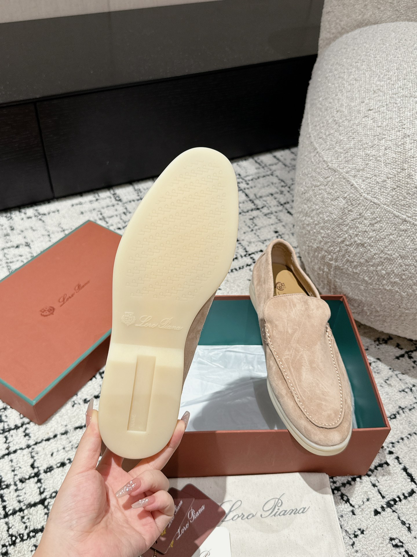 Loro Piana Male Loafers L-s