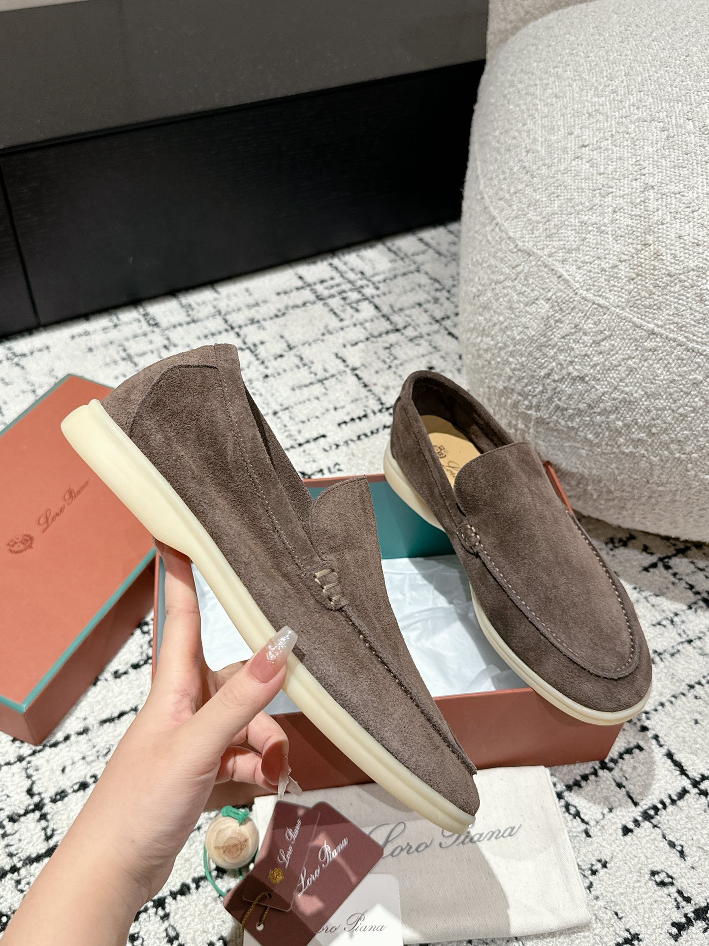 Loro Piana Male Loafers L-s