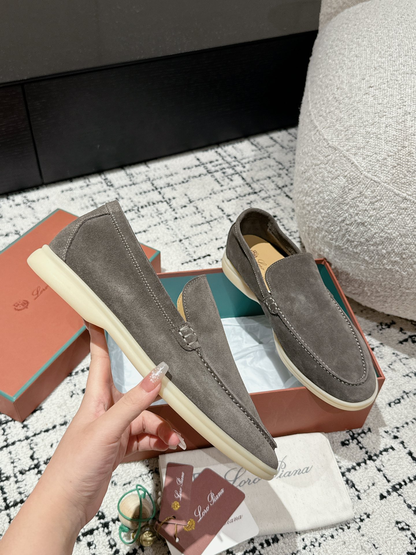 Loro Piana Male Loafers L-s