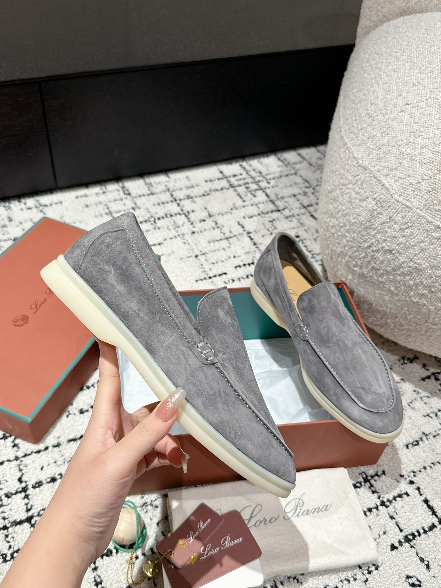 Loro Piana Male Loafers L-s