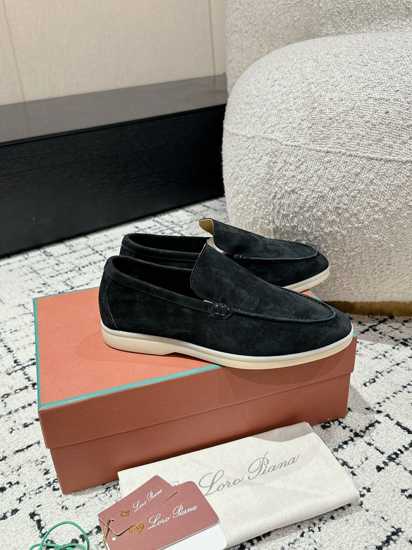 Loro Piana Male Loafers S