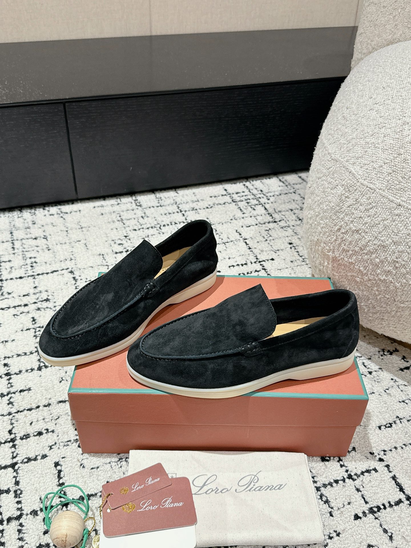Loro Piana Male Loafers S