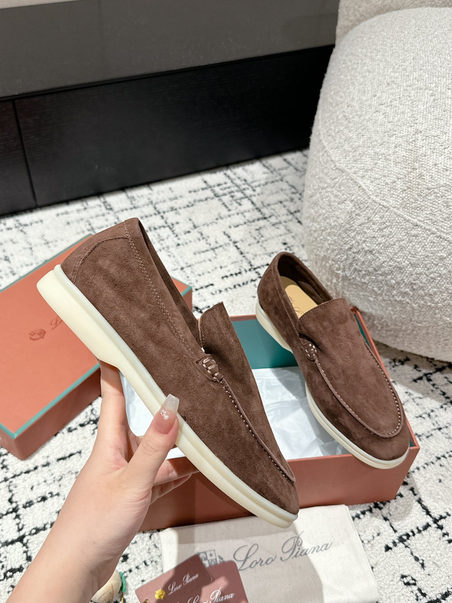 Loro Piana Male Loafers L-s