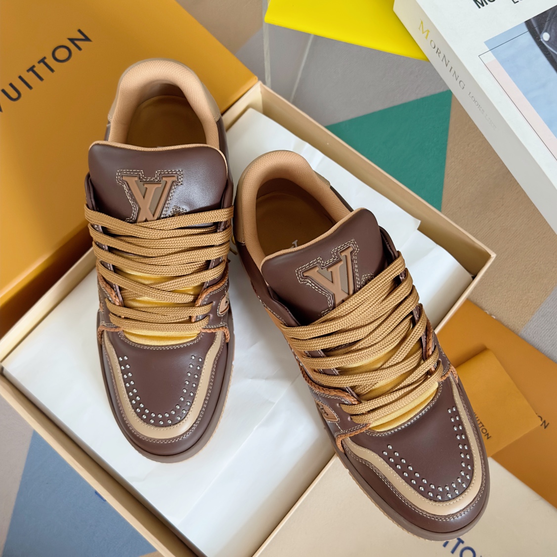 Louis Vuitton Male Board Shoes Breathable M-l-s