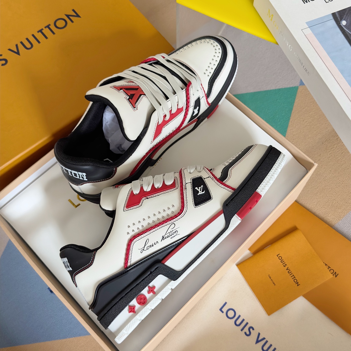 Louis Vuitton Male Board Shoes Breathable M-l-s