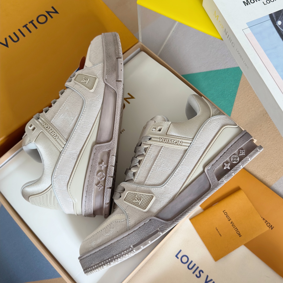 Louis Vuitton Male Board Shoes Breathable M-l-s