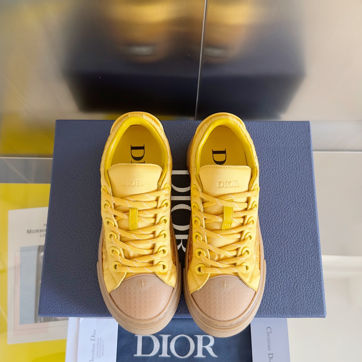 Dior Male Board Shoes Black Breathable M-l-s