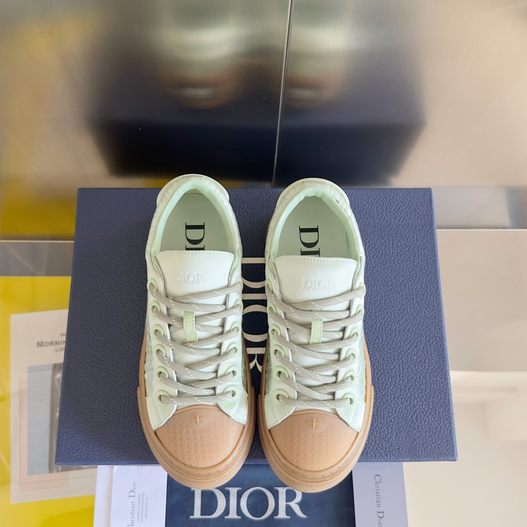 Dior Male Board Shoes Black Breathable M-l-s