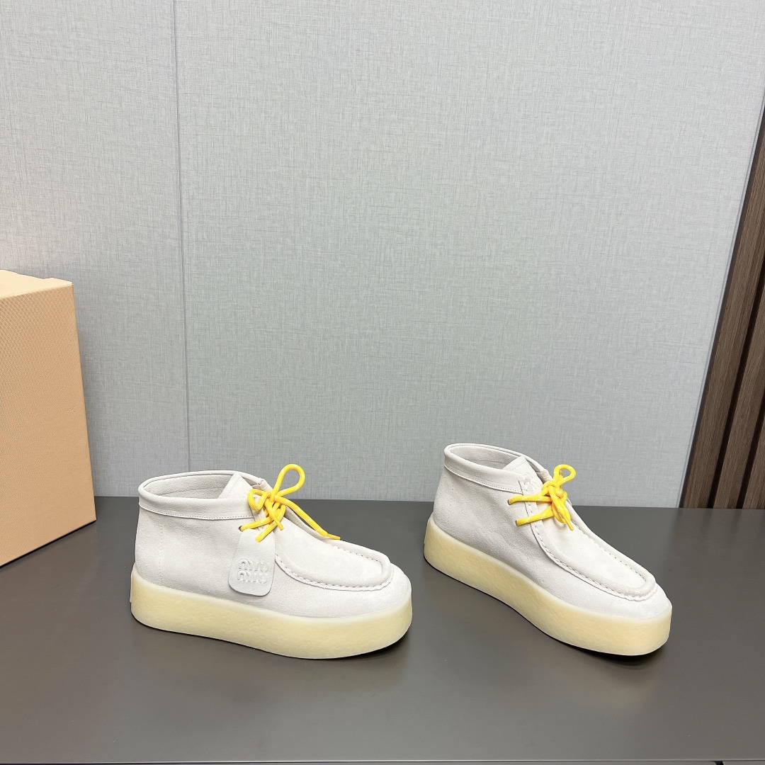 Miu Miu Boots Cow Leather M-s