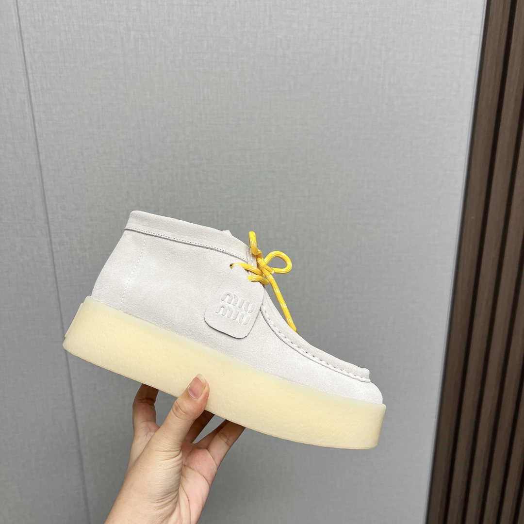 Miu Miu Boots Cow Leather M-s