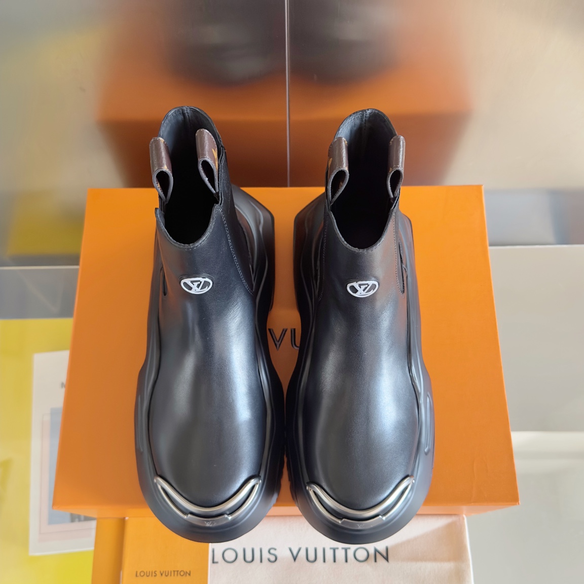 Louis Vuitton Female Boots Cow Leather M-l-s