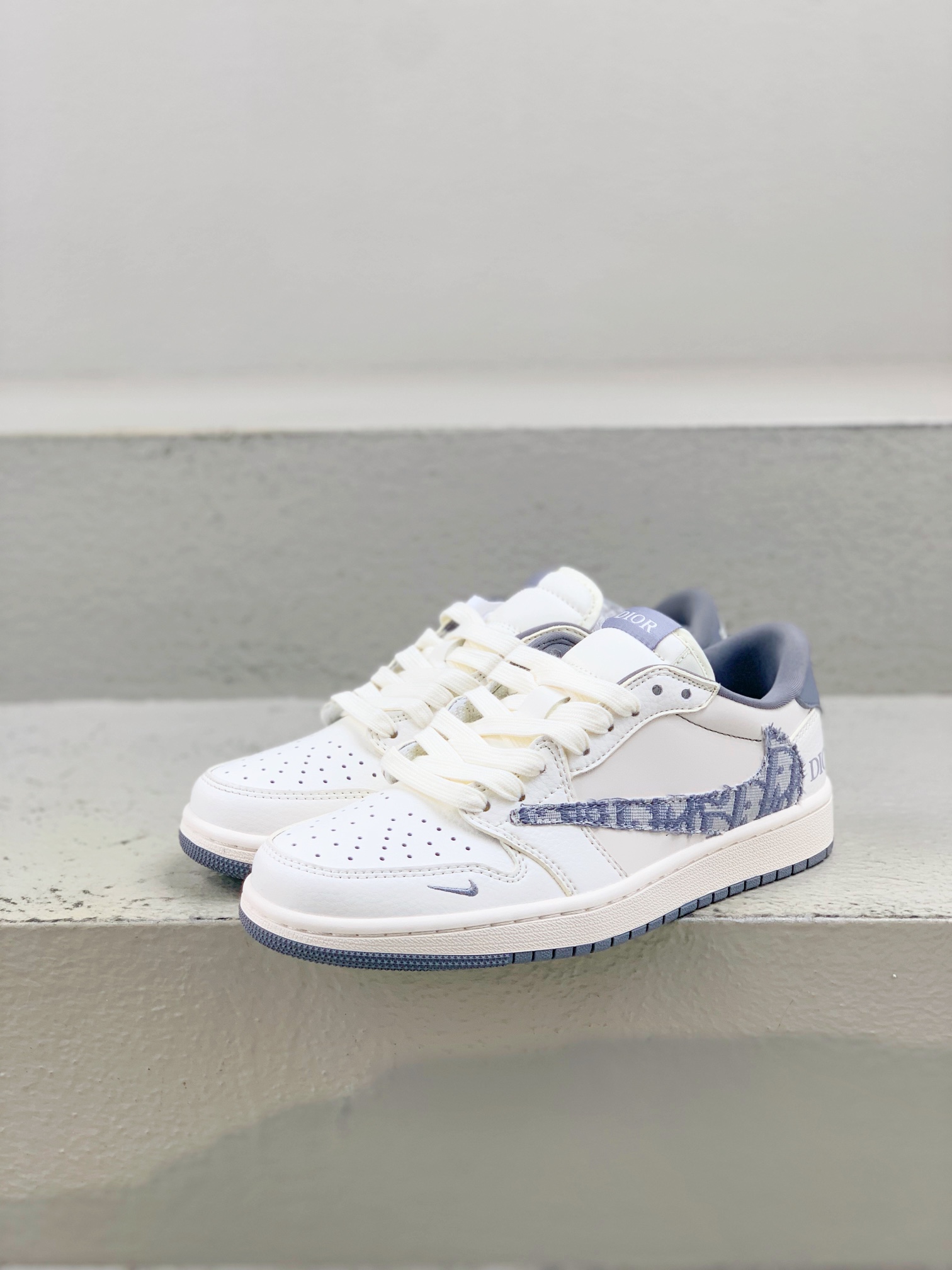 Dior Jordan Nike Male Canvas Shoes Canvas M-l-s