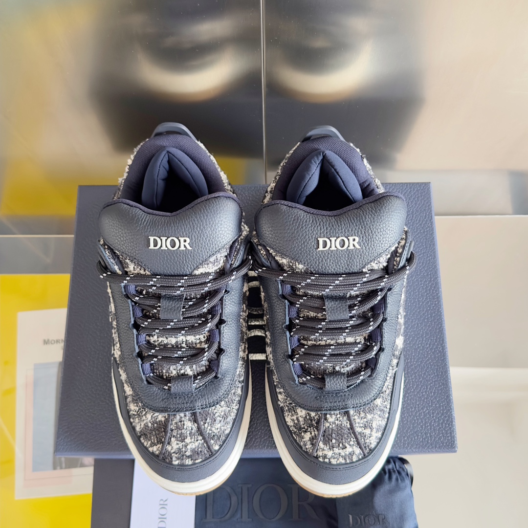 Male Board Shoes Blue Breathable M-l-s