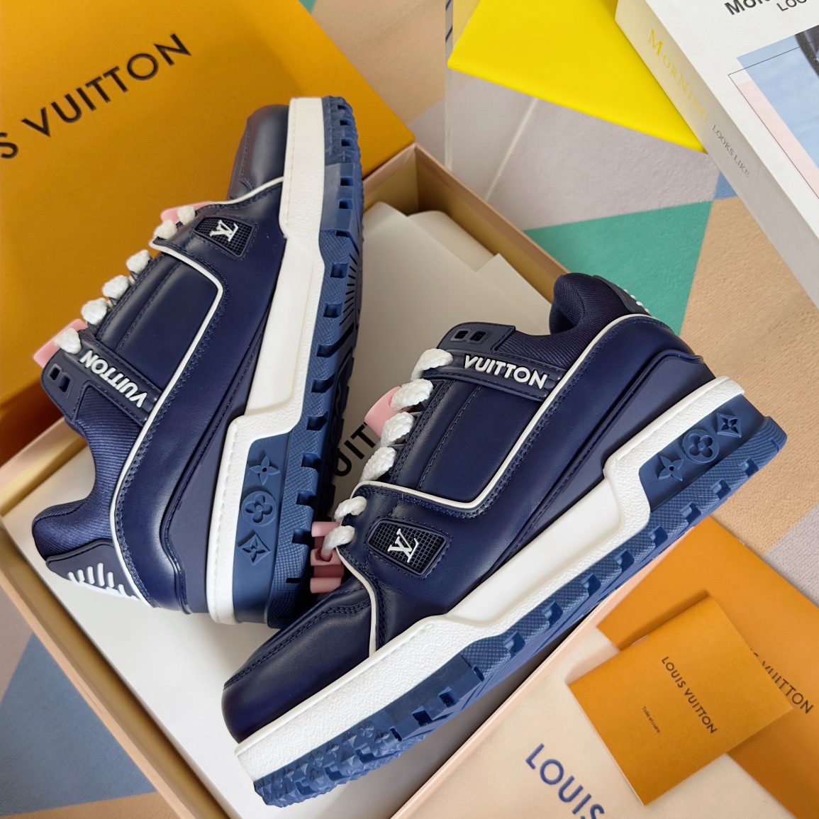 Louis Vuitton Male Board Shoes Breathable M-l-s