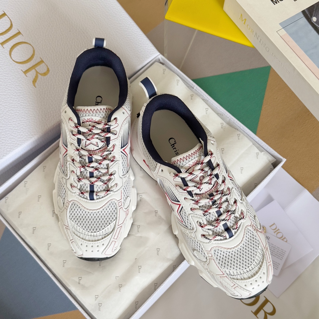 Dior Female Sneakers Black Breathable M-s