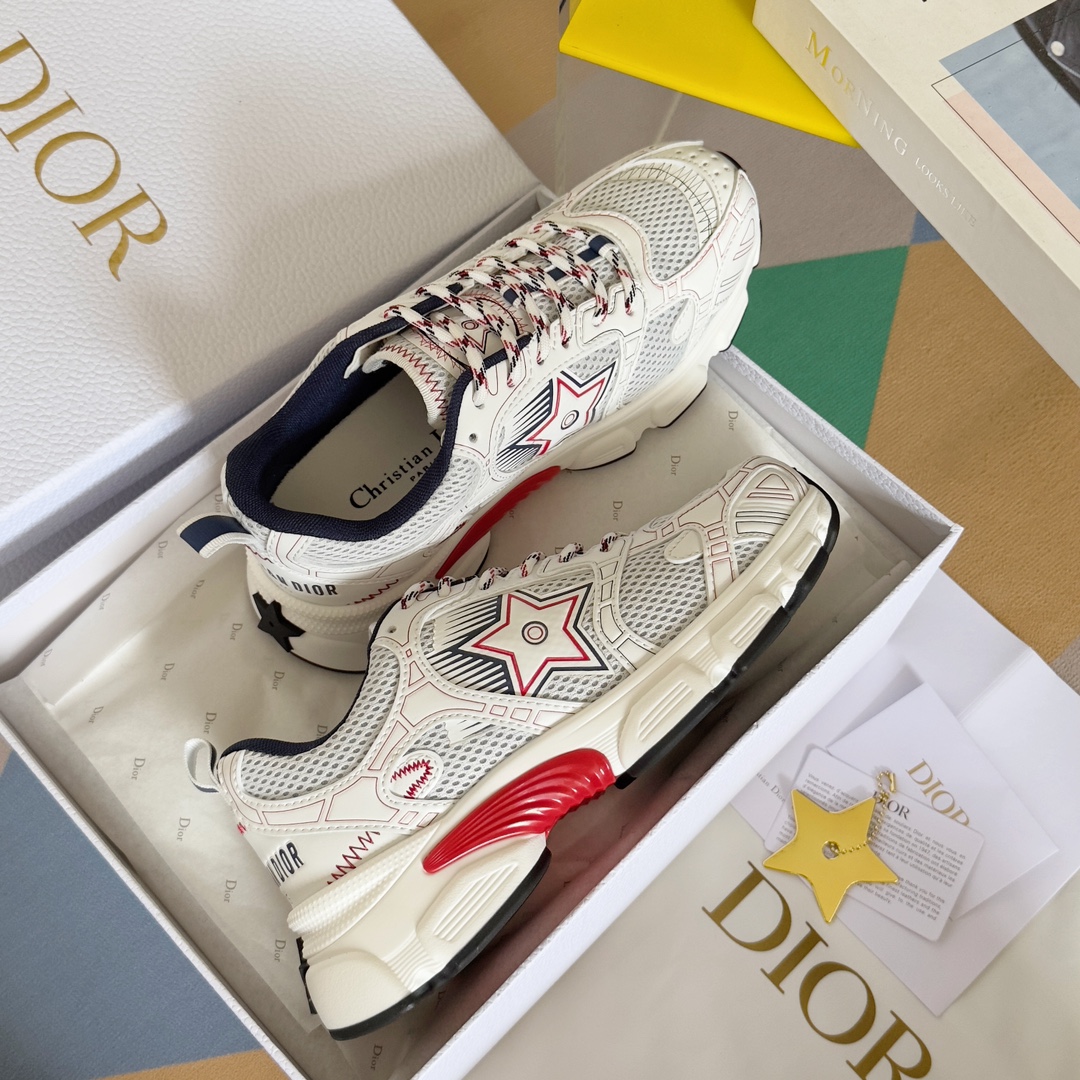 Dior Female Sneakers Black Breathable M-s