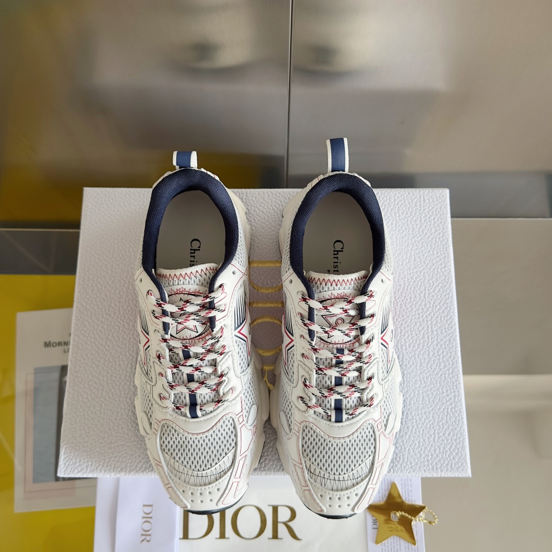 Dior Female Sneakers Black Breathable M-s