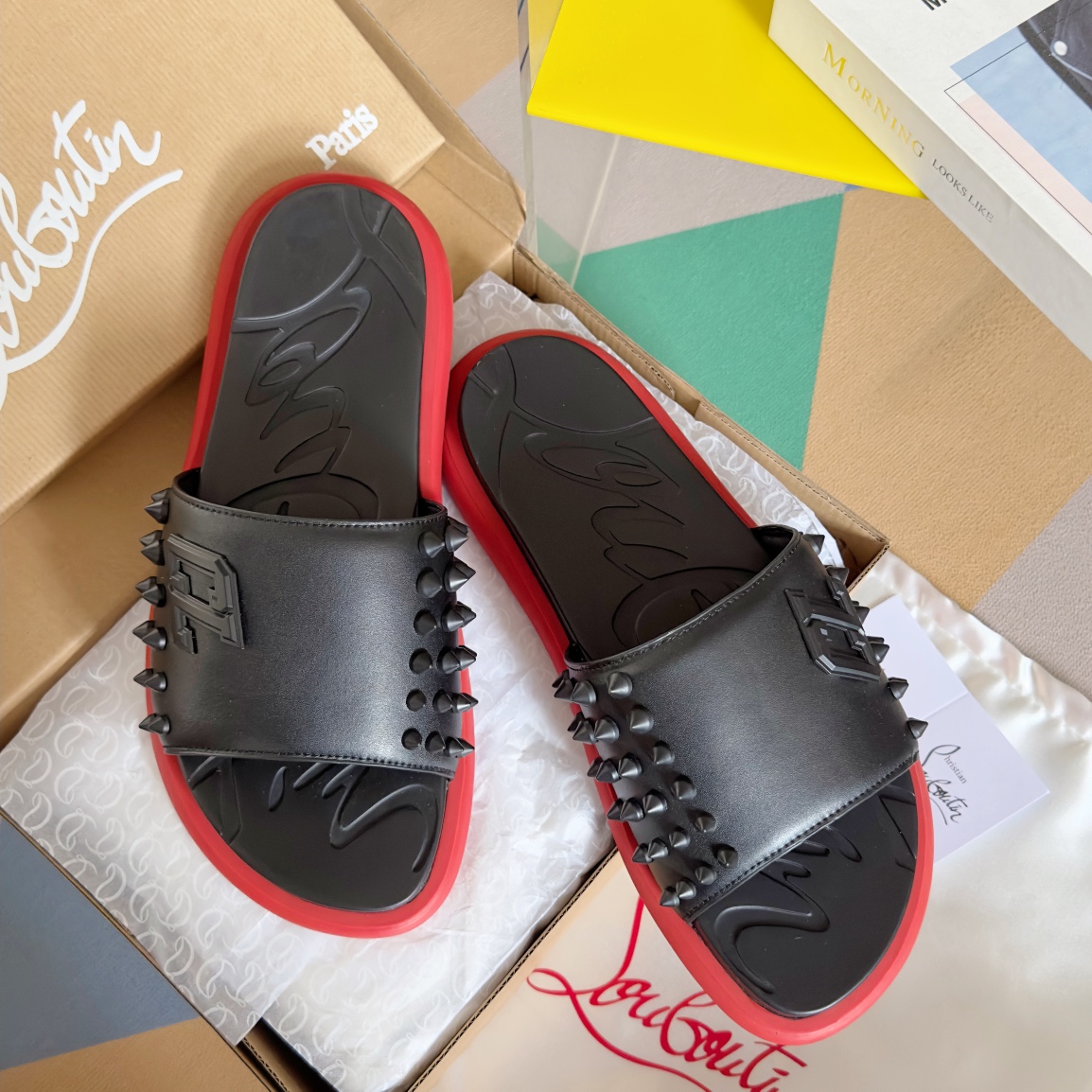 Male Sandals Black M-l-s