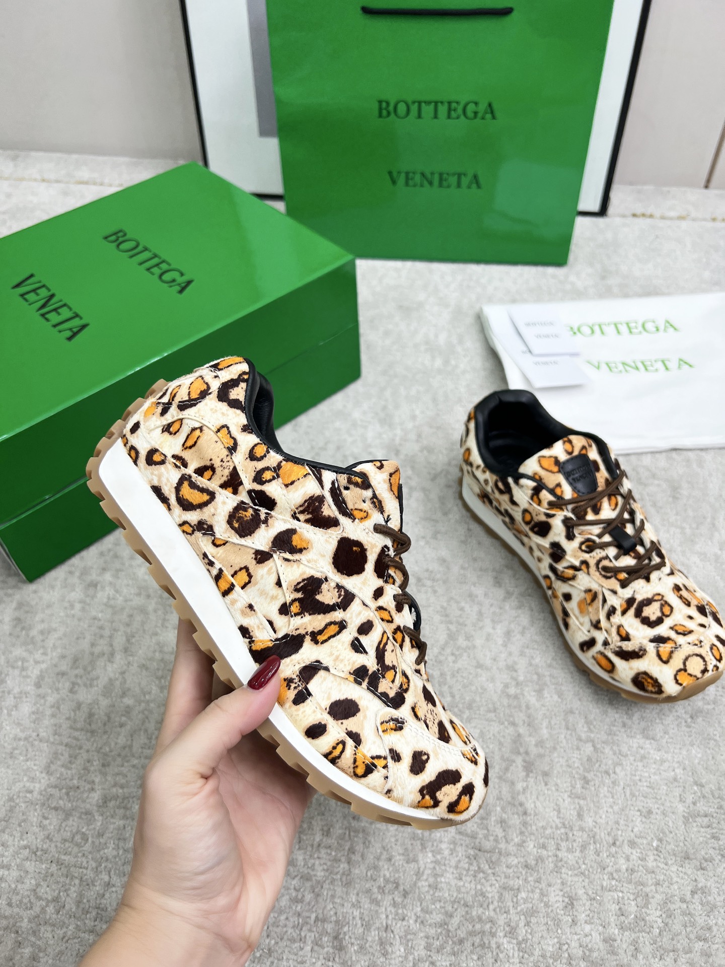 Bottega Veneta Male Sneakers Mesh 45-s