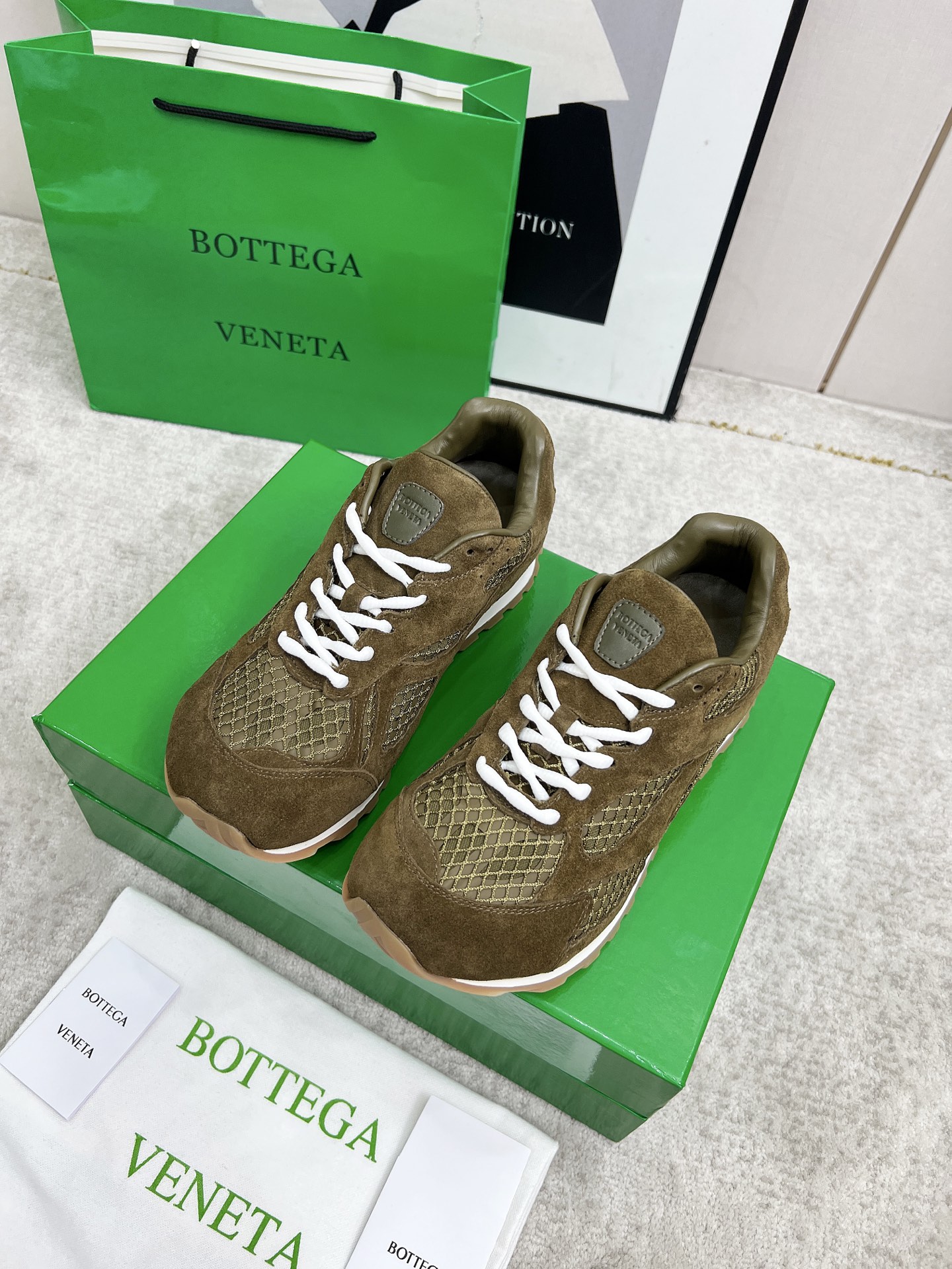Bottega Veneta Male Sneakers Mesh 45-s