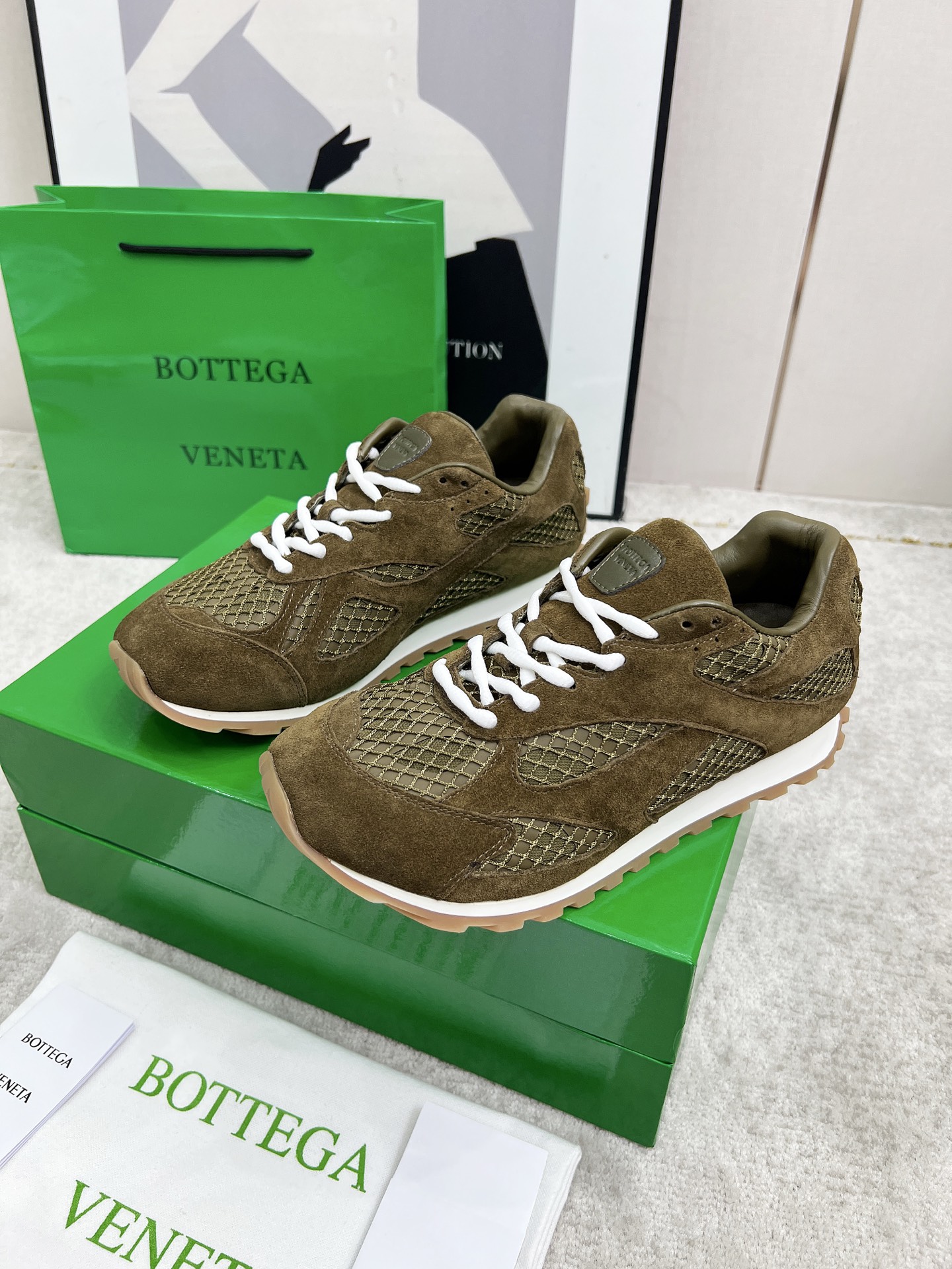 Bottega Veneta Male Sneakers Mesh 45-s