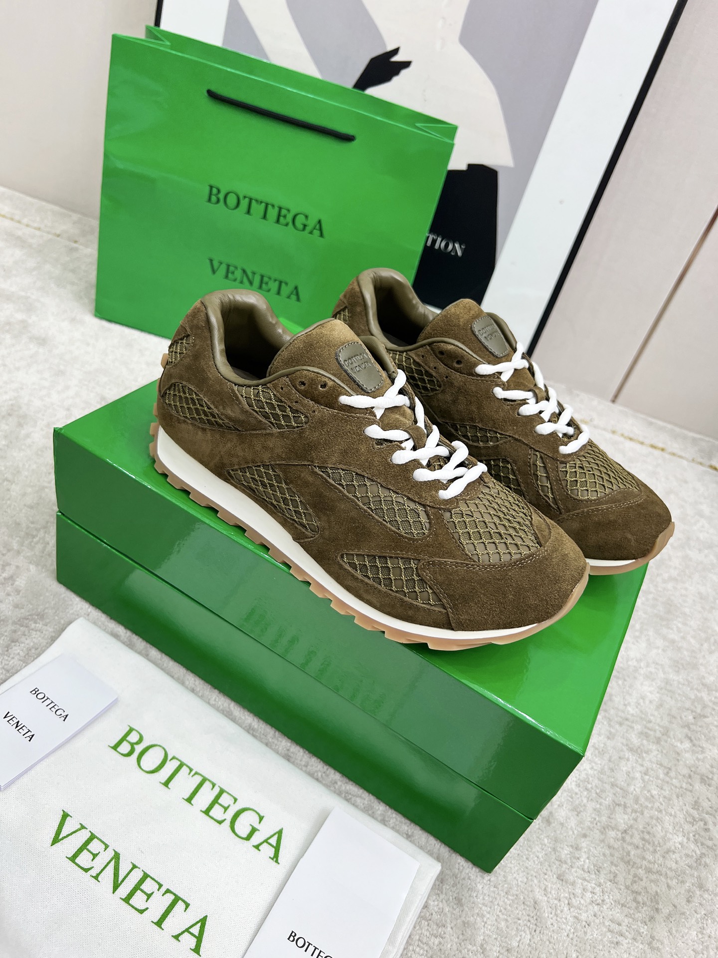 Bottega Veneta Male Sneakers Mesh 45-s