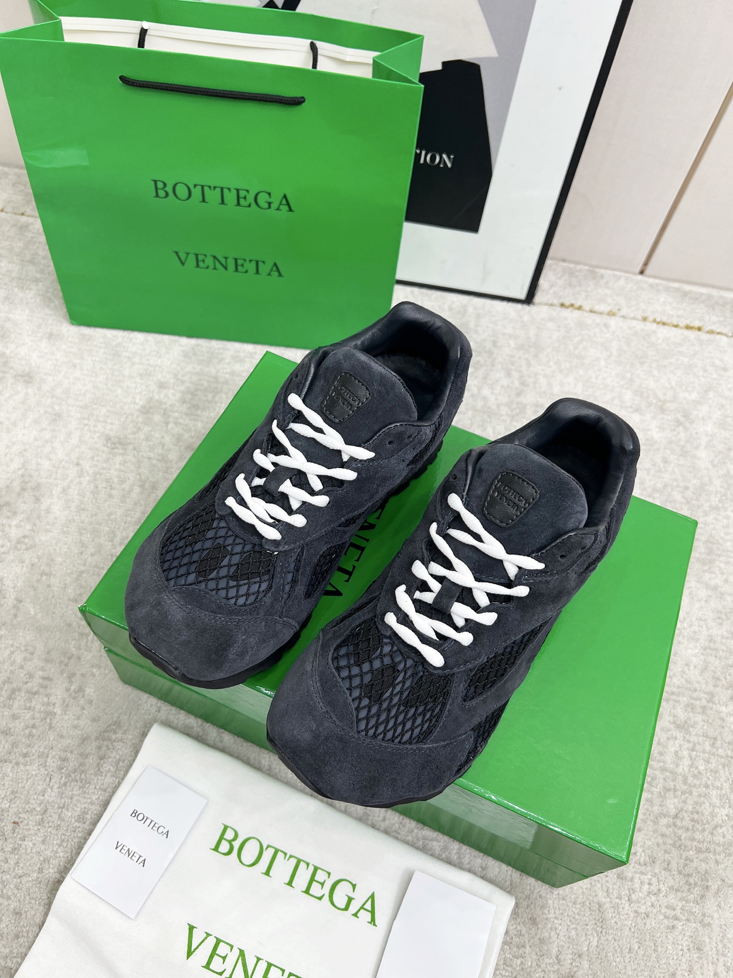Bottega Veneta Male Sneakers Mesh 45-s