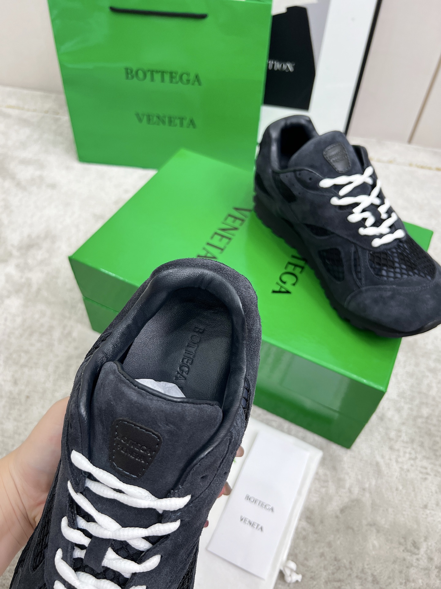 Bottega Veneta Male Sneakers Mesh 45-s