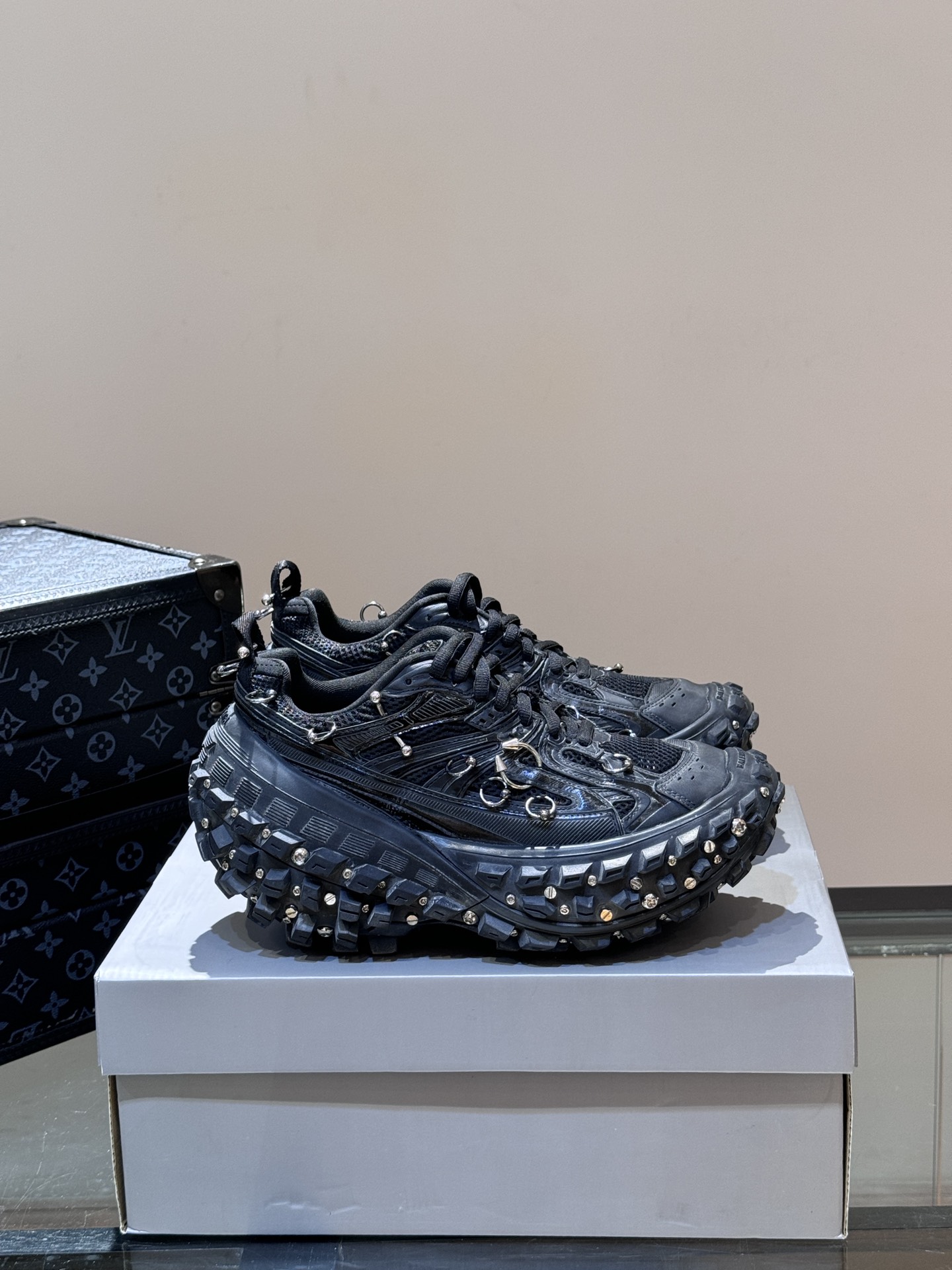 Balenciaga Fendi Couple Running Shoes Mesh L-s