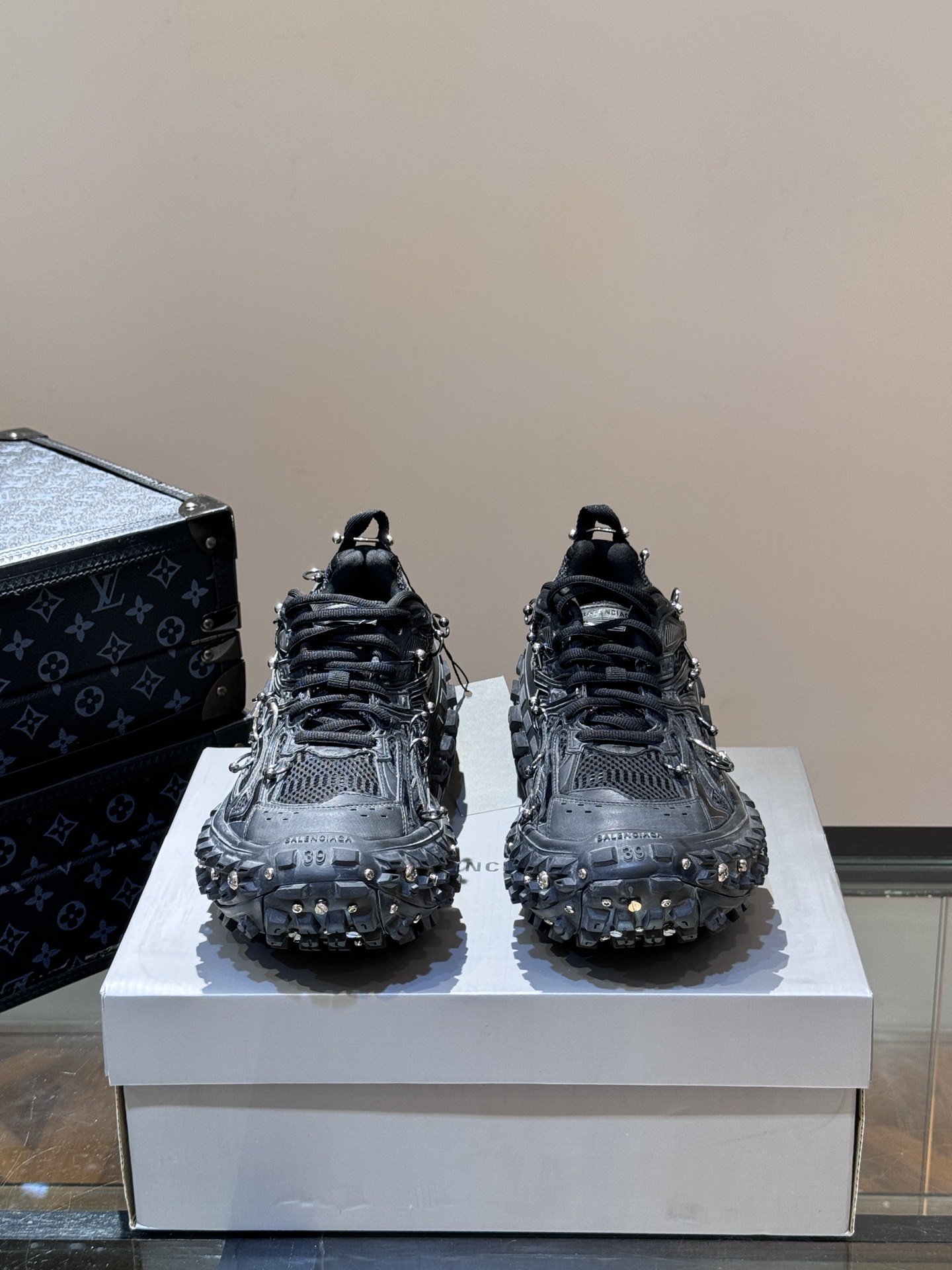 Balenciaga Fendi Couple Running Shoes Mesh L-s