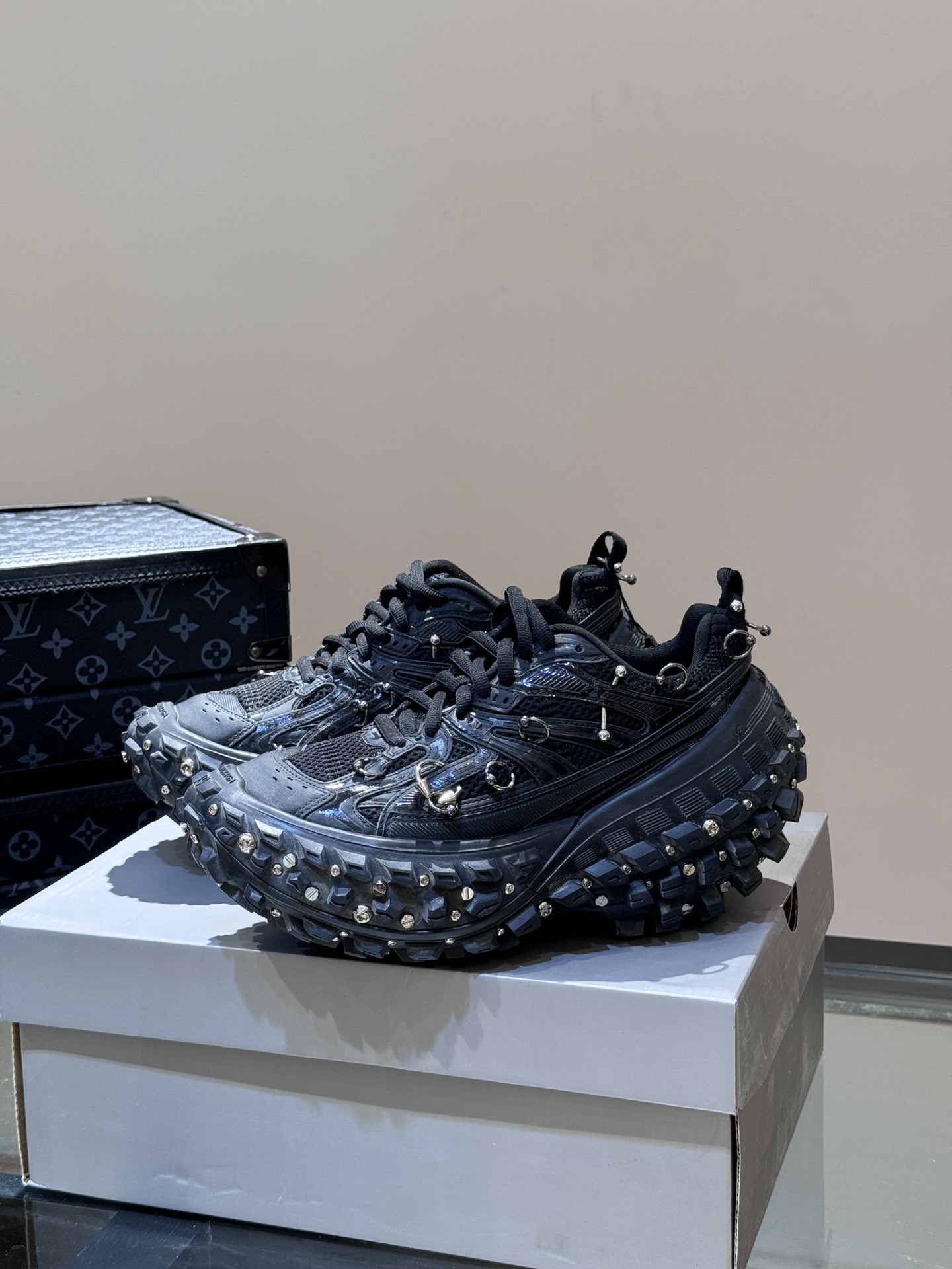 Balenciaga Fendi Couple Running Shoes Mesh L-s