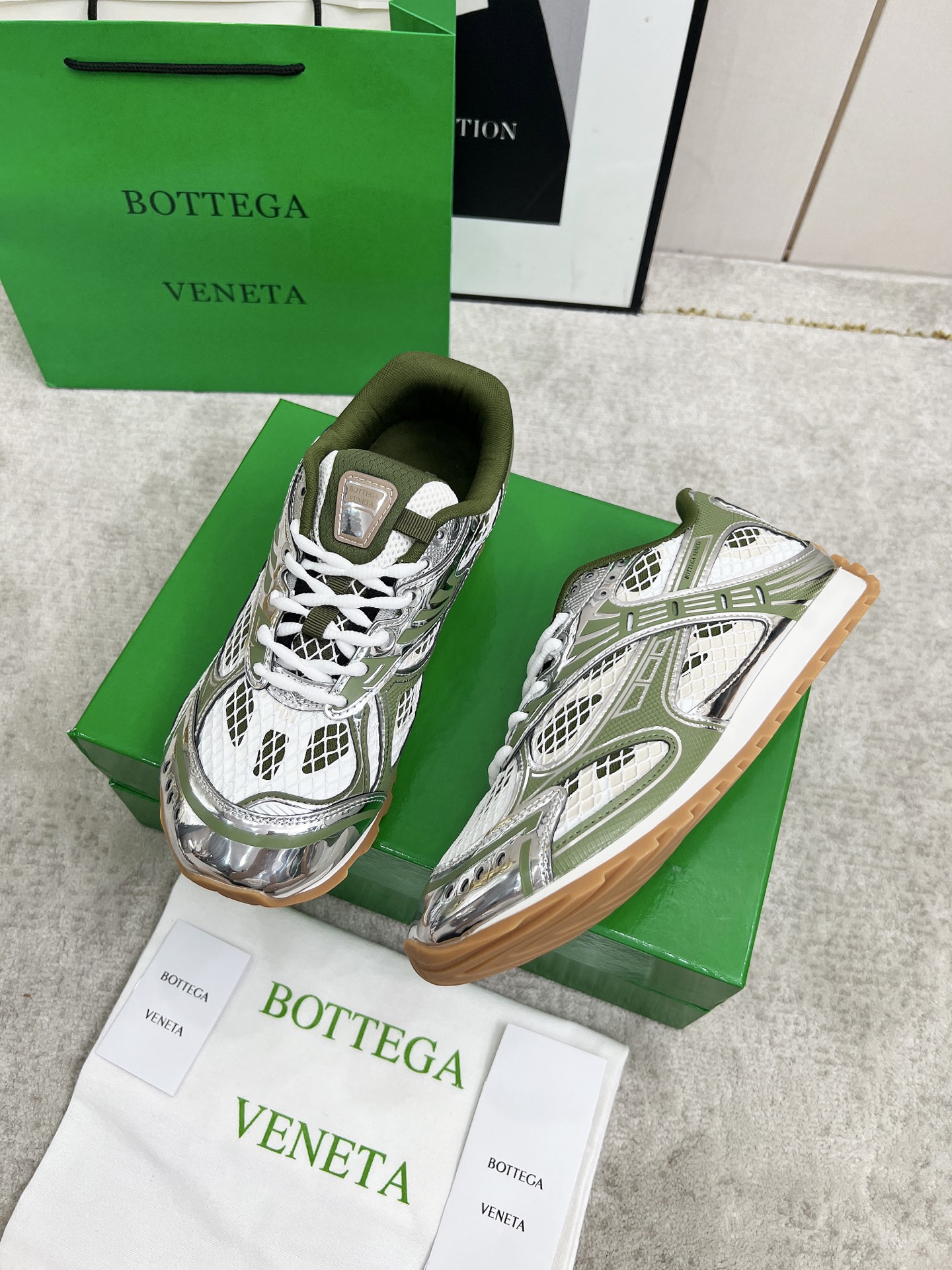 Bottega Veneta Male Sneakers Mesh 45-s